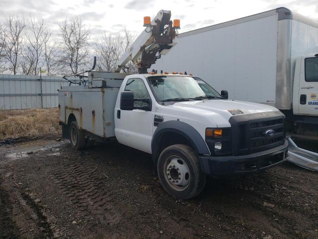 1FD4F46Y98EA84401 - 2008 FORD F450 SUPER DUTY WHITE photo 4