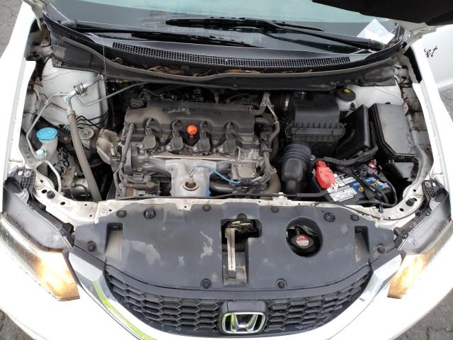 19XFB5F5XDE000041 - 2013 HONDA CIVIC NATURAL GAS WHITE photo 11