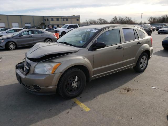 1B3HB28C77D323053 - 2007 DODGE CALIBER TAN photo 1