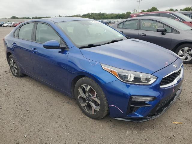 3KPF24AD9KE101898 - 2019 KIA FORTE FE BLUE photo 4