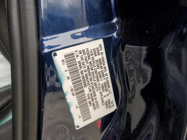 5FNRL18913B026992 - 2003 HONDA ODYSSEY EXL BLUE photo 12