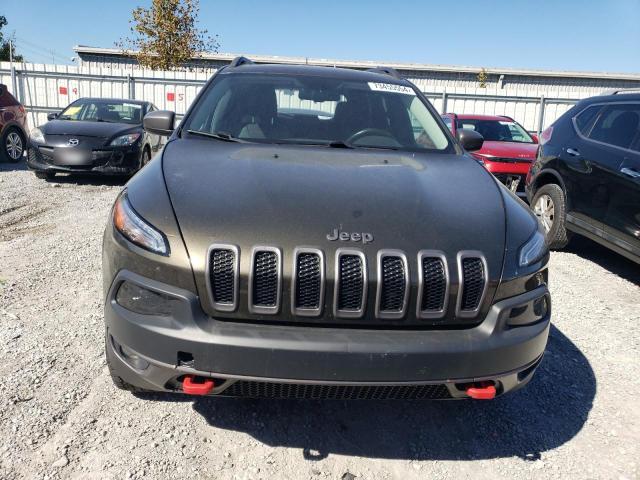 1C4PJMBS9FW609918 - 2015 JEEP CHEROKEE TRAILHAWK GREEN photo 5