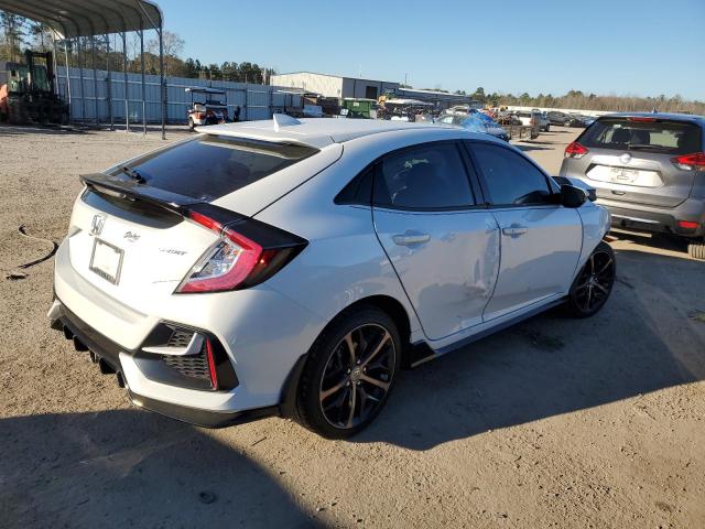 SHHFK7H44MU212619 - 2021 HONDA CIVIC SPORT WHITE photo 3