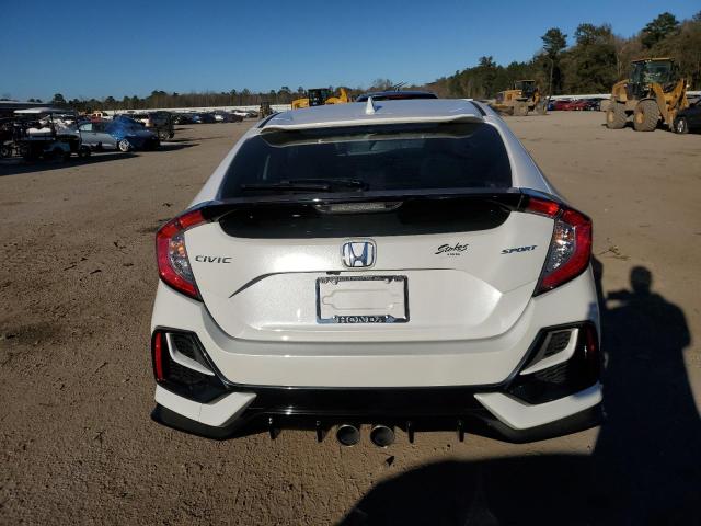 SHHFK7H44MU212619 - 2021 HONDA CIVIC SPORT WHITE photo 6