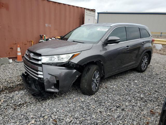 5TDJZRFH5JS537912 - 2018 TOYOTA HIGHLANDER SE CHARCOAL photo 1