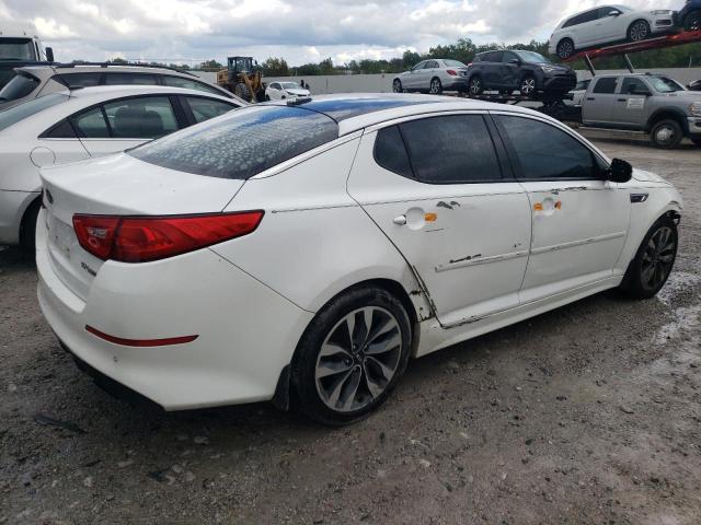 5XXGR4A66FG386624 - 2015 KIA OPTIMA SX WHITE photo 3