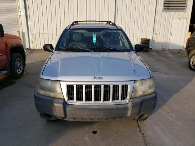 1J4GX48N04C406747 - 2004 JEEP GRAND CHER LAREDO SILVER photo 5