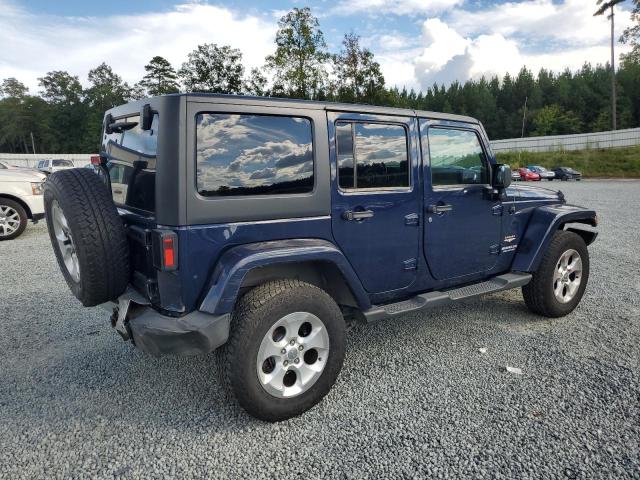 1C4HJWEG2DL524084 - 2013 JEEP WRANGLER U SAHARA BLUE photo 3