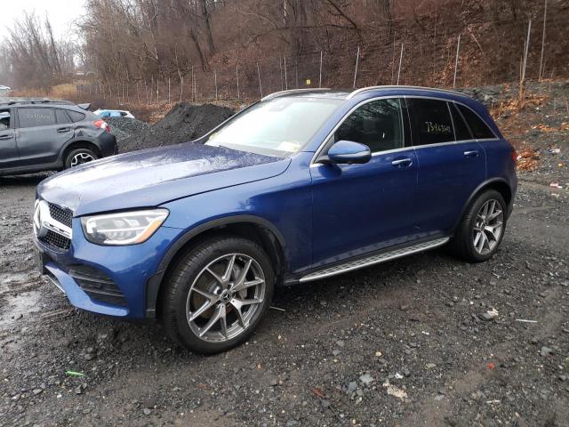 W1N0G8EB0MV321901 - 2021 MERCEDES-BENZ GLC 300 4MATIC BLUE photo 1