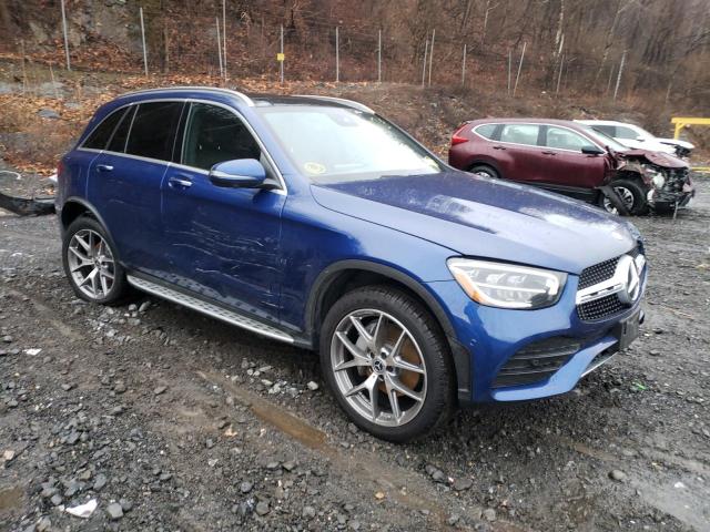 W1N0G8EB0MV321901 - 2021 MERCEDES-BENZ GLC 300 4MATIC BLUE photo 4