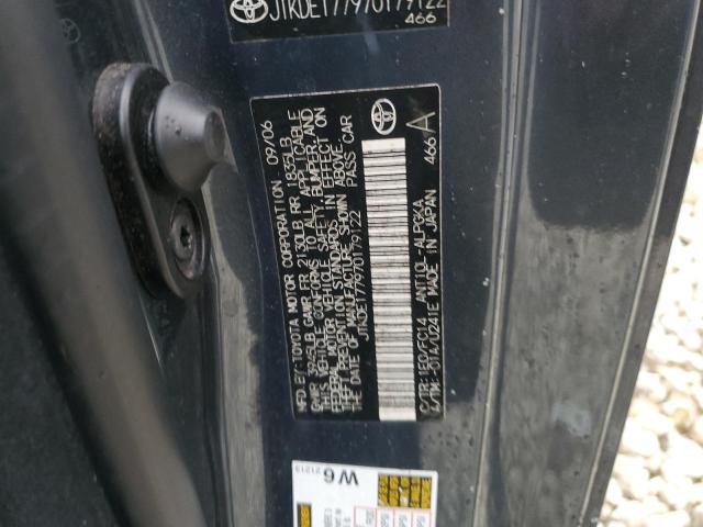 JTKDE177970179122 - 2007 TOYOTA SCION TC გრაფიტი ფოტო 12