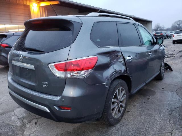 5N1AR2MM0FC656382 - 2015 NISSAN PATHFINDER S GRAY photo 3