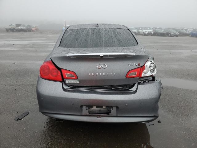 JN1CV6AR2CM678750 - 2012 INFINITI G37 GRAY photo 6