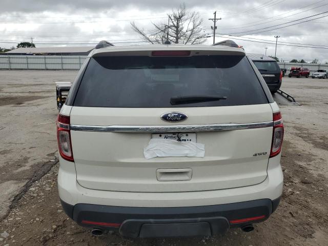 1FMHK8B84CGB00351 - 2012 FORD EXPLORER WHITE photo 6