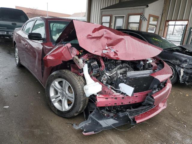 2C3CDXBG6KH580930 - 2019 DODGE CHARGER SXT MAROON photo 4