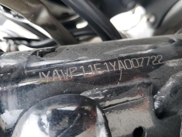 JYAVP11E1YA007722 - 2000 YAMAHA XVS1100 BLACK photo 9