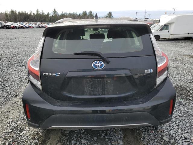 JTDKDTB30J1615892 - 2018 TOYOTA PRIUS C BLACK photo 6