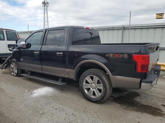 1FTEW1E47KFA76224 - 2019 FORD F150 SUPERCREW BLACK photo 2