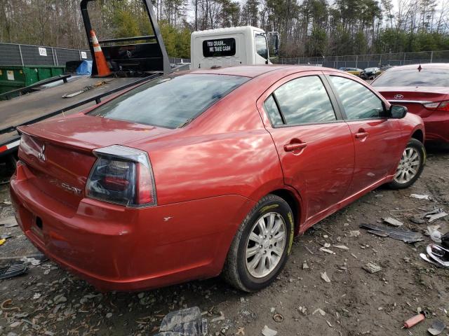 4A3AB56F48E023722 - 2008 MITSUBISHI GALANT ES PREMIUM RED photo 3