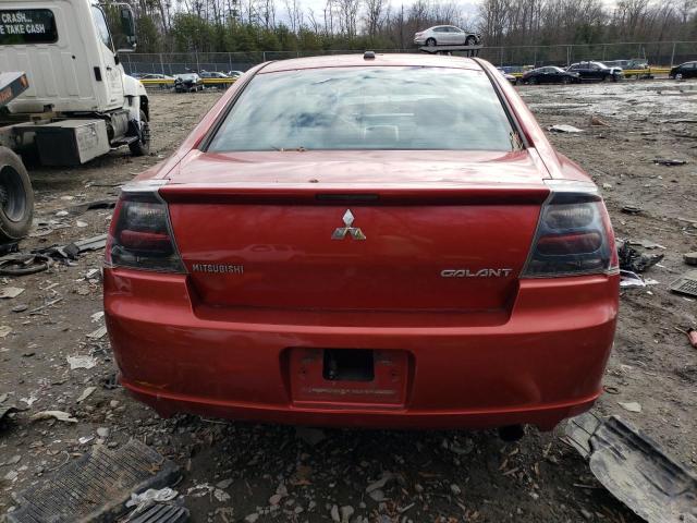 4A3AB56F48E023722 - 2008 MITSUBISHI GALANT ES PREMIUM RED photo 6