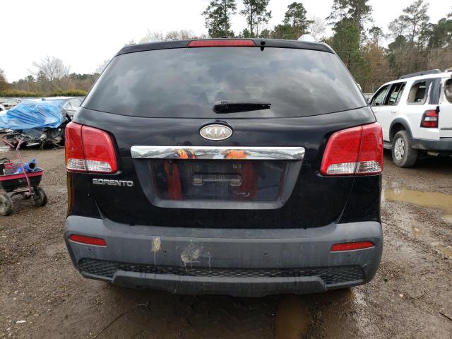 5XYKT3A1XBG007964 - 2011 KIA SORENTO BASE BLACK photo 6