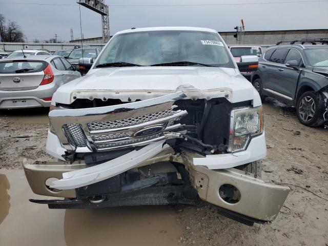 1FTFW1EV6AFD77353 - 2010 FORD F150 SUPER WHITE photo 5