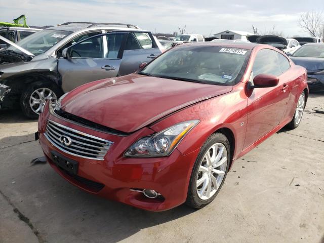 JN1CV6EK1FM871439 - 2015 INFINITI Q60 JOURNEY RED photo 1