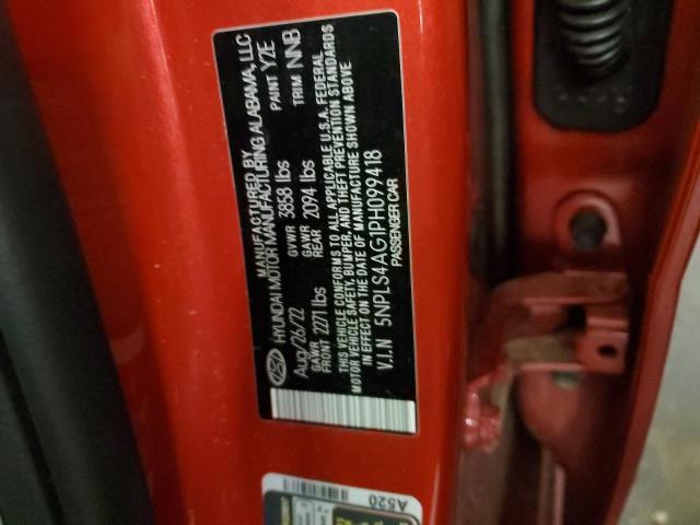 5NPLS4AG1PH099418 - 2023 HYUNDAI ELANTRA SEL RED photo 12