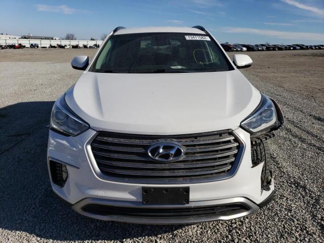 KM8SN4HF7HU249972 - 2017 HYUNDAI SANTA FE SE WHITE photo 5