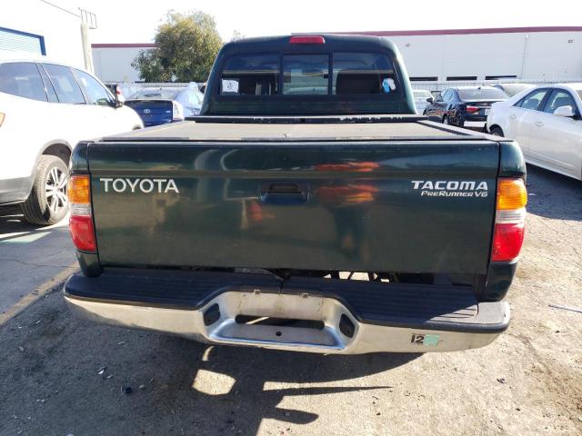 5TEGN92N61Z795957 - 2001 TOYOTA TACOMA DOUBLE CAB PRERUNNER GREEN photo 6