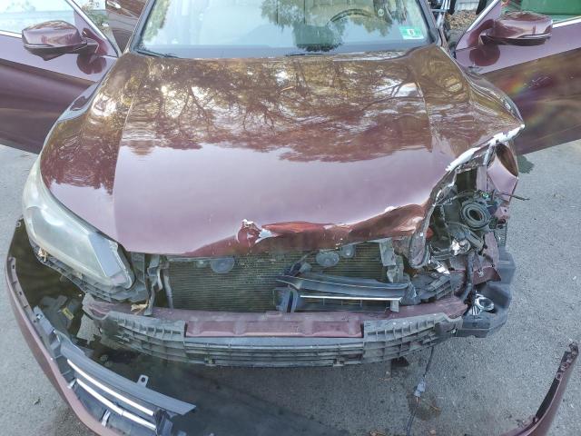 1HGCR2F86FA141283 - 2015 HONDA ACCORD EXL BURGUNDY photo 11