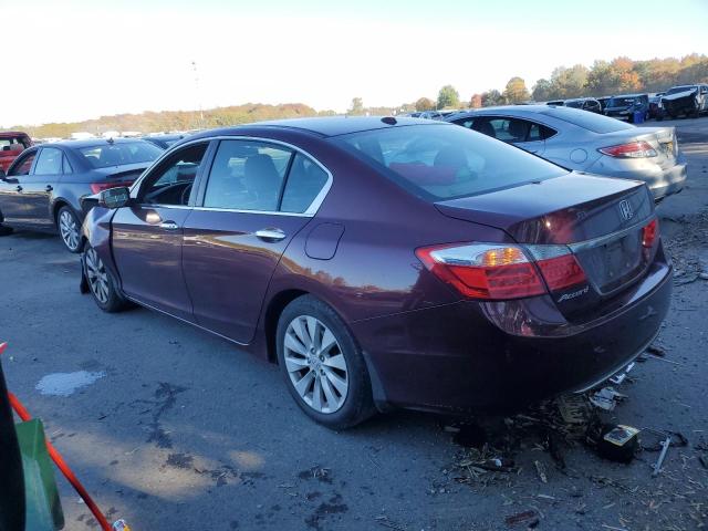 1HGCR2F86FA141283 - 2015 HONDA ACCORD EXL BURGUNDY photo 2