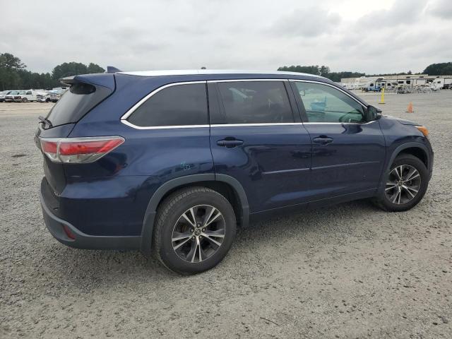 5TDJKRFH7GS326689 - 2016 TOYOTA HIGHLANDER XLE Көк фото 3