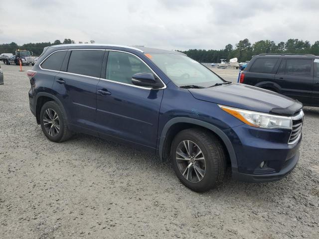 5TDJKRFH7GS326689 - 2016 TOYOTA HIGHLANDER XLE Көк фото 4
