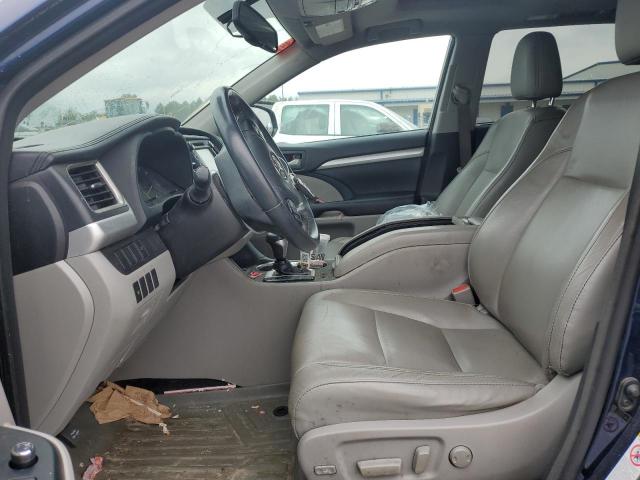 5TDJKRFH7GS326689 - 2016 TOYOTA HIGHLANDER XLE Көк фото 7