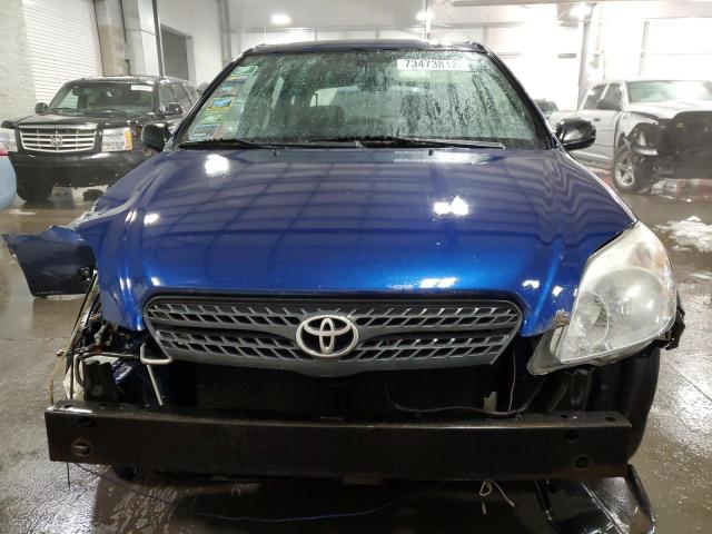 2T1KR32E88C717109 - 2008 TOYOTA COROLLA MA XR BLUE photo 5
