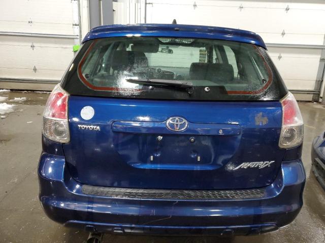 2T1KR32E88C717109 - 2008 TOYOTA COROLLA MA XR BLUE photo 6