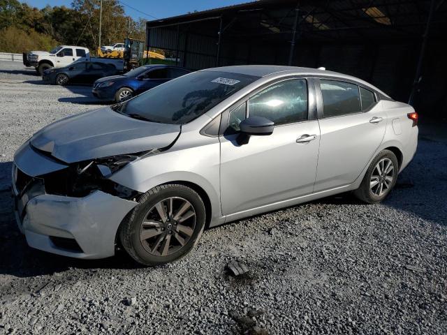 3N1CN8EV9ML828724 - 2021 NISSAN VERSA SV SILVER photo 1