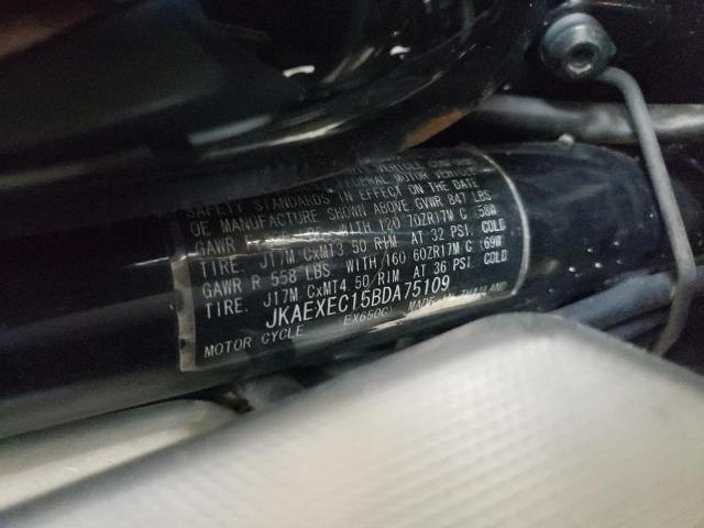 JKAEXEC15BDA75109 - 2011 KAWASAKI EX650 C 黑色 照片 10