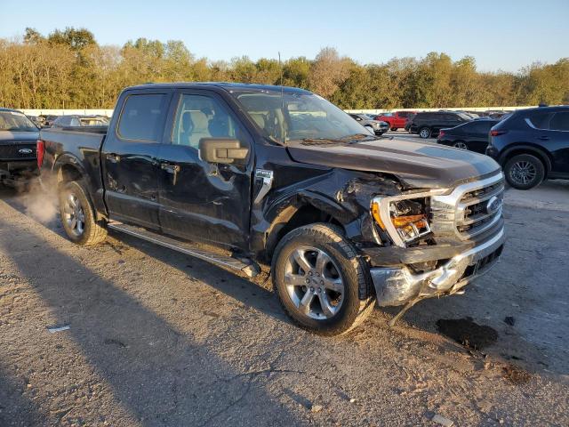 1FTFW1E80MFB86669 - 2021 FORD F150 SUPERCREW BLACK photo 4