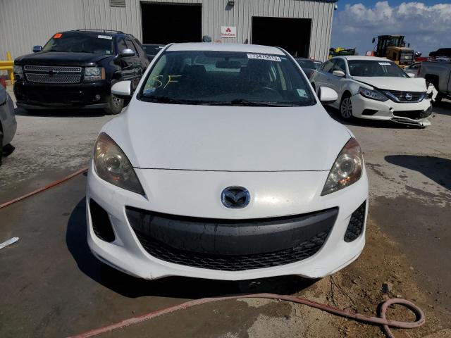 JM1BL1UF7C1526211 - 2012 MAZDA 3 I WHITE photo 5