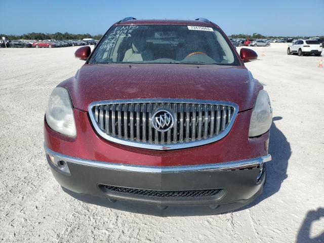 5GALRBED5AJ175450 - 2010 BUICK ENCLAVE CXL RED photo 5