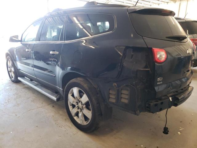 1GNKVLED2BJ115582 - 2011 CHEVROLET TRAVERSE LTZ BLACK photo 2