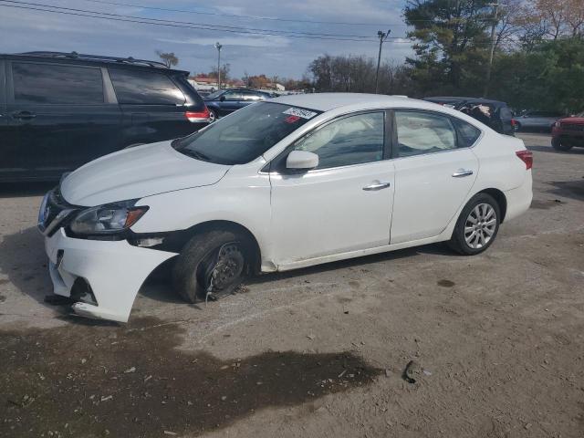 3N1AB7AP5JY247964 - 2018 NISSAN SENTRA S WHITE photo 1