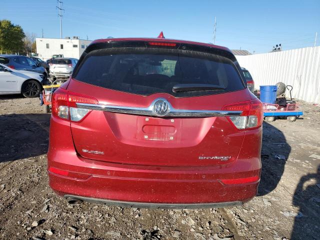 LRBFXDSA1HD008209 - 2017 BUICK ENVISION ESSENCE RED photo 6