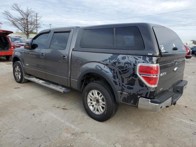 1FTFW1ET5BFB31278 - 2011 FORD F150 SUPERCREW GRAY photo 2