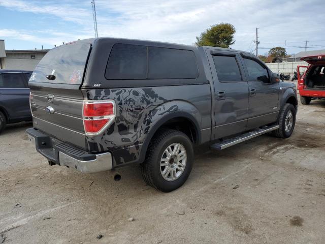 1FTFW1ET5BFB31278 - 2011 FORD F150 SUPERCREW GRAY photo 3