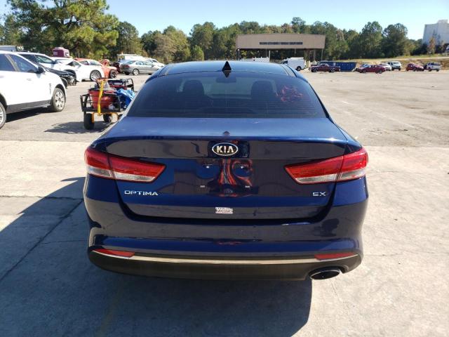 5XXGU4L3XGG101734 - 2016 KIA OPTIMA EX BLUE photo 6