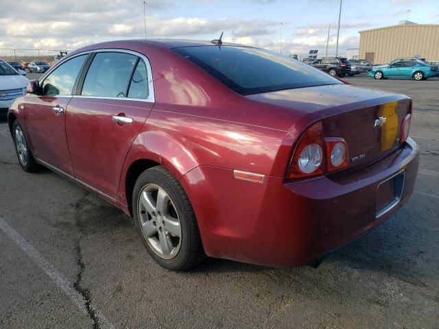 1G1ZK57B88F297218 - 2008 CHEVROLET MALIBU LTZ წითელი ფოტო 2