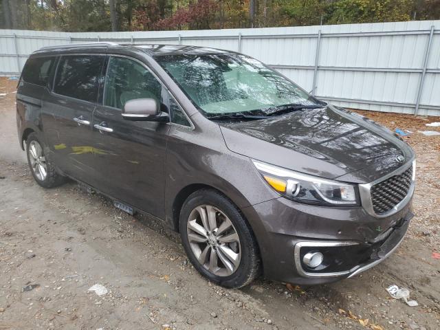 KNDME5C1XH6336915 - 2017 KIA SEDONA SXL BROWN photo 4